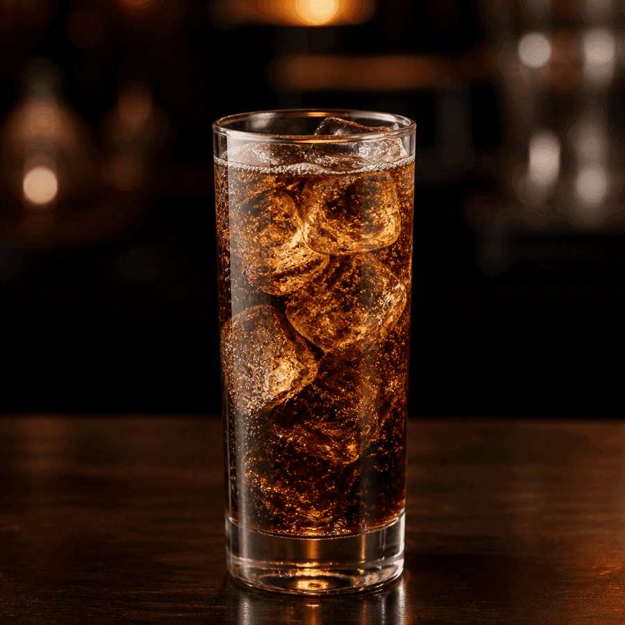 Espresso Orange Fizz in a Highball