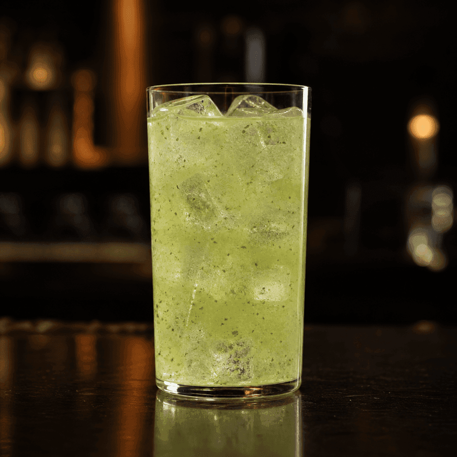 Cucumber Honey Cooler in a Collins