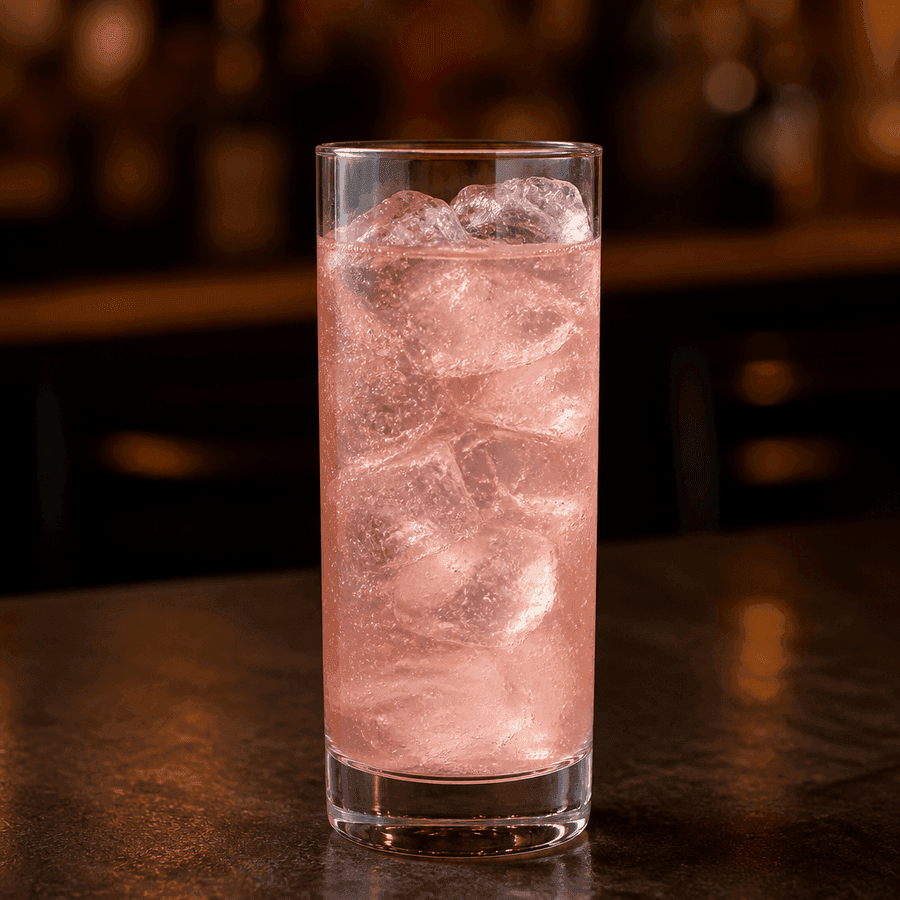 Ruby Grapefruit Cooler in a Highball