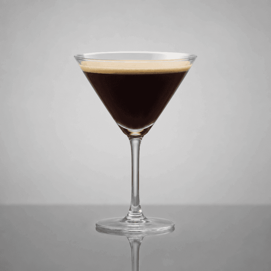 Smoky Martini in a martini