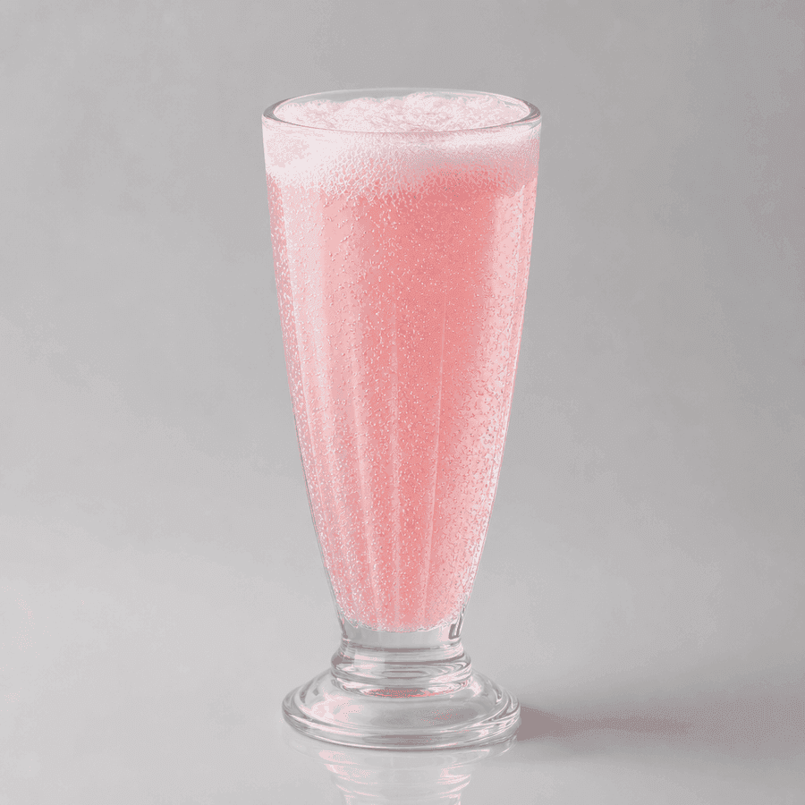 Ginger Ale Float in a soda glass