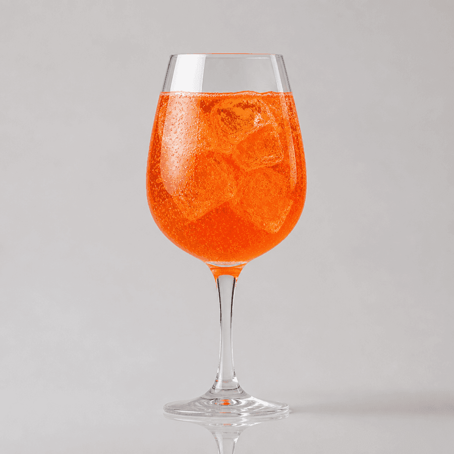Aperol Spritz in a Wine glass