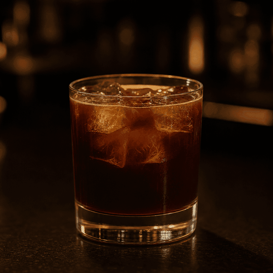 Black Russian in a rocks