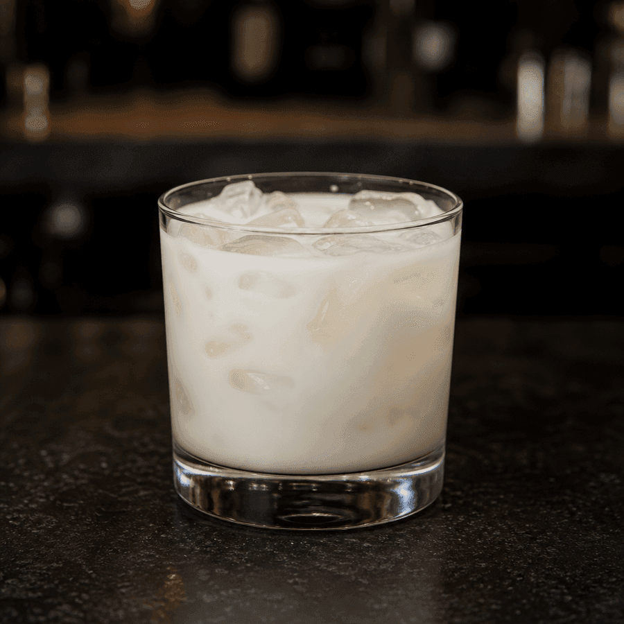 White Russian in a Rocks
